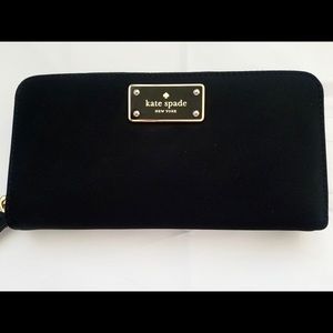 Kate Spade Black Nylon Wallet